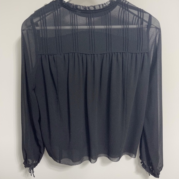 Aritzia - Wilfred Lourdes Blouse - Black - Size XXS - Picture 4 of 6